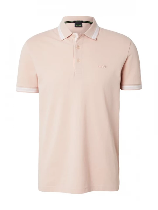 Foto van product BOSS Shirt 'Paddy' perzik / wit