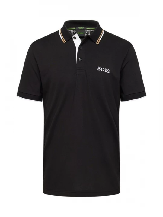 Foto van product BOSS Shirt 'Paddy Pro' beige / zwart / wit