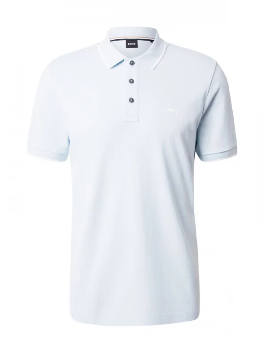 Foto van product BOSS Shirt 'Parlay 190' pastelblauw