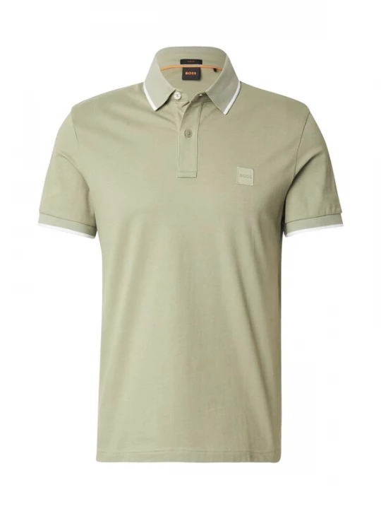 Foto van product BOSS Shirt 'Passertip' appel / wit