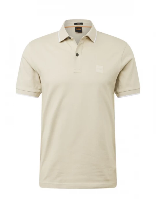 Foto van product BOSS Shirt 'Passertip' beige / wit
