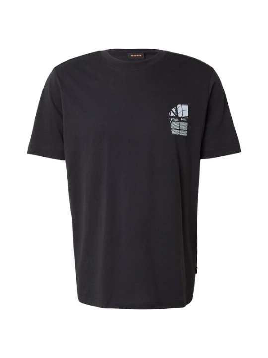 Foto van product BOSS Shirt pastelblauw / zwart