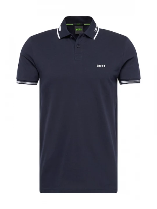 Foto van product BOSS Shirt 'Paul' navy / wit