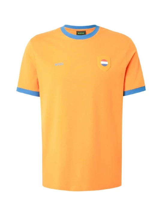 Foto van product BOSS Shirt royal blue / koningsblauw / oranje