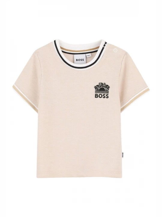 Foto van product BOSS Shirt 'T-shirt beige per bambino' beige