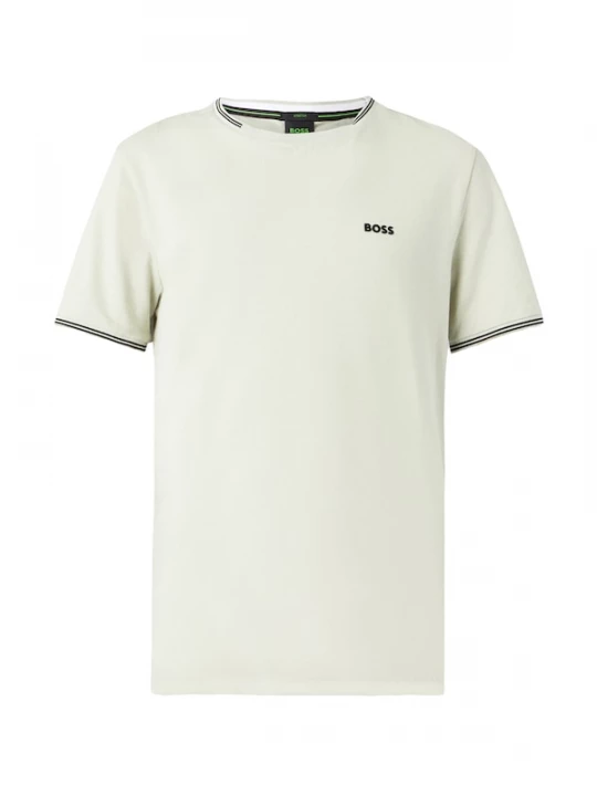 Foto van product BOSS Shirt 'Taul' beige / zwart