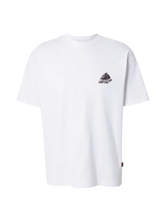 Foto van product BOSS Shirt 'Te_Frame' lichtbeige / sering / zwart gemêleerd / wit