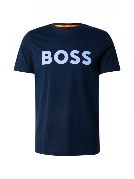 Foto van product BOSS Shirt 'Thinking 1' donkerblauw / wit