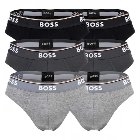 Foto van product BOSS Slip grijs / donkergrijs / wit