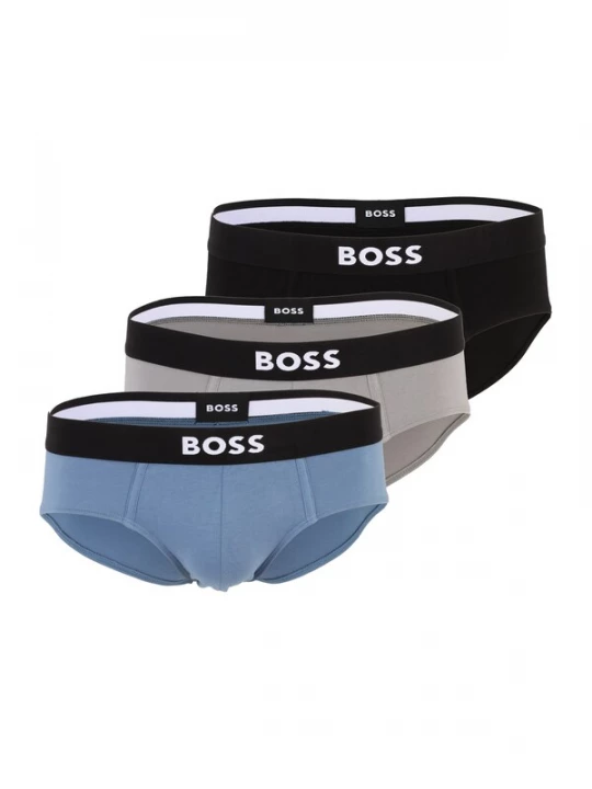 Foto van product BOSS Slip 'ONE' saffier / grijs / zwart / wit