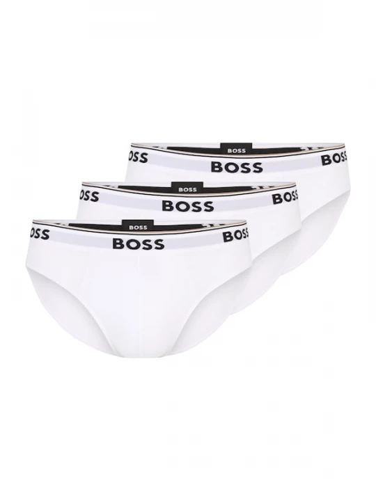 Foto van product BOSS Slip 'Power' lichtbruin / lichtgrijs / zwart / wit