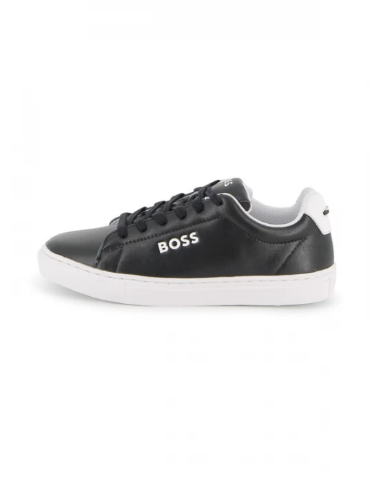 Foto van product BOSS Sneakers 'BASKET' zwart / wit