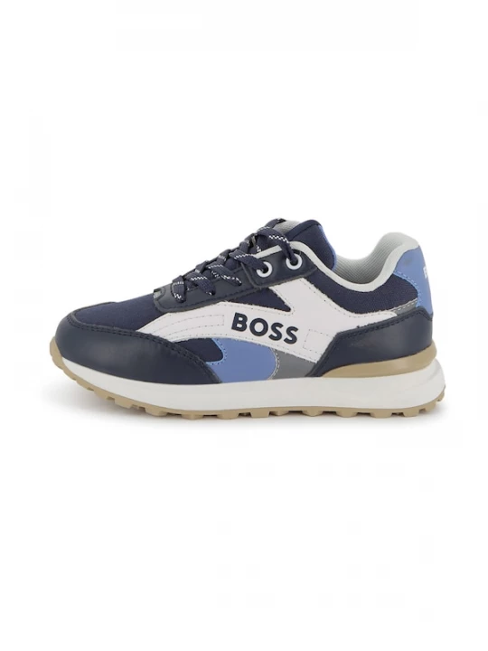 Foto van product BOSS Sneakers navy / lichtblauw / grijs / wit