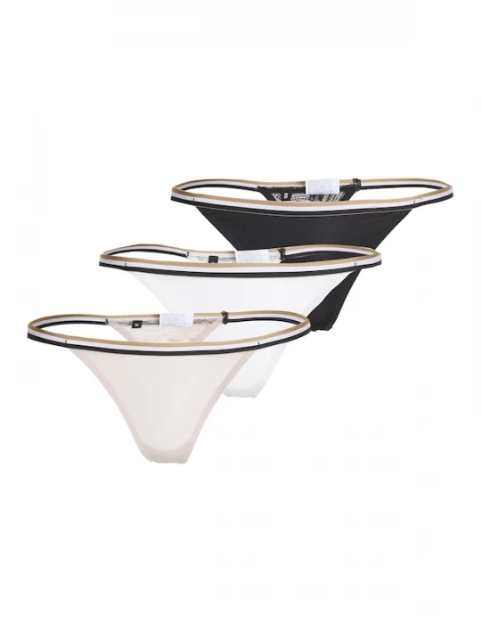 Foto van product BOSS String beige / sand / zwart / wit