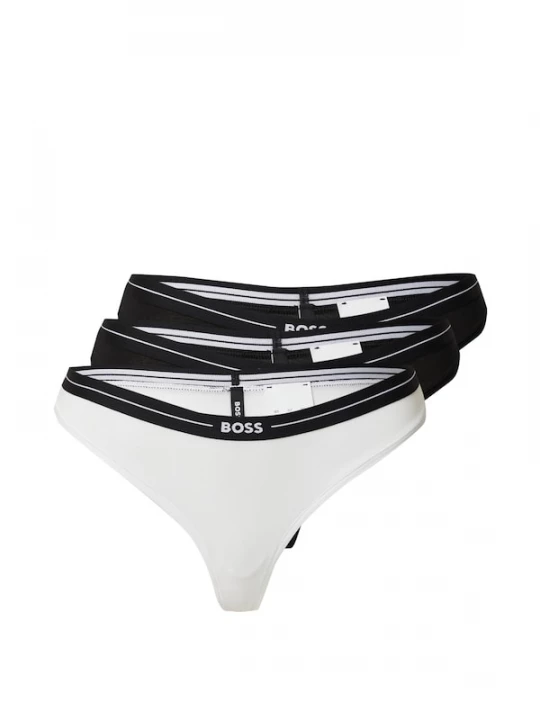 Foto van product BOSS String zwart / wit