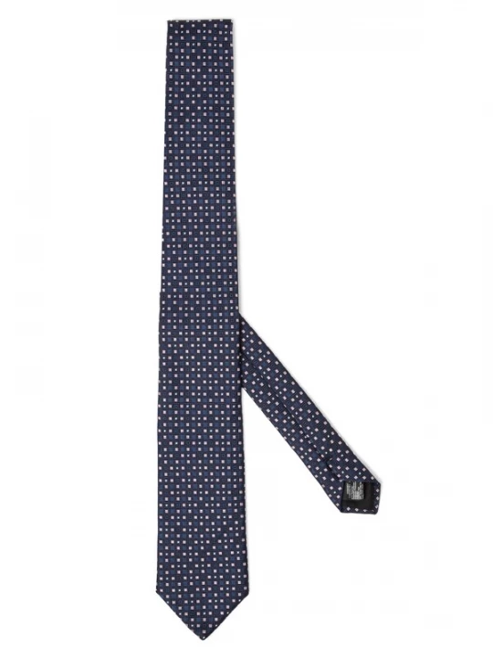 Foto van product BOSS Stropdas marine / lichtroze