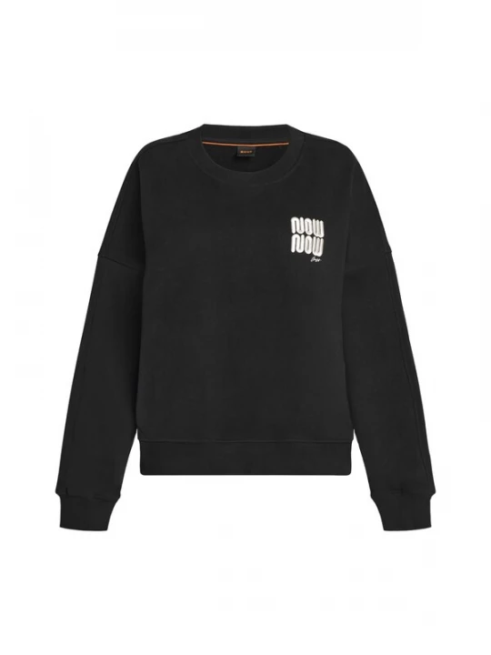 Foto van product BOSS Sweatshirt 'C_Ever_6' crème / zwart