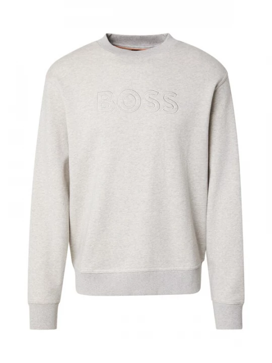 Foto van product BOSS Sweatshirt grijs gemêleerd