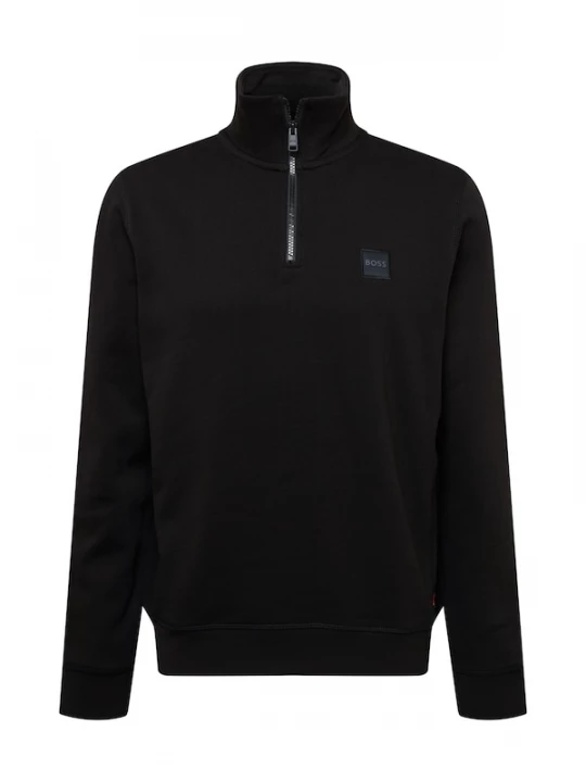 Foto van product BOSS Sweatshirt 'Zetrust' grijs / zwart