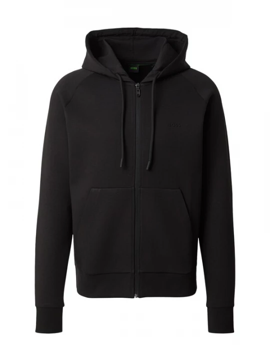 Foto van product BOSS Sweatvest 'Saggy' zwart