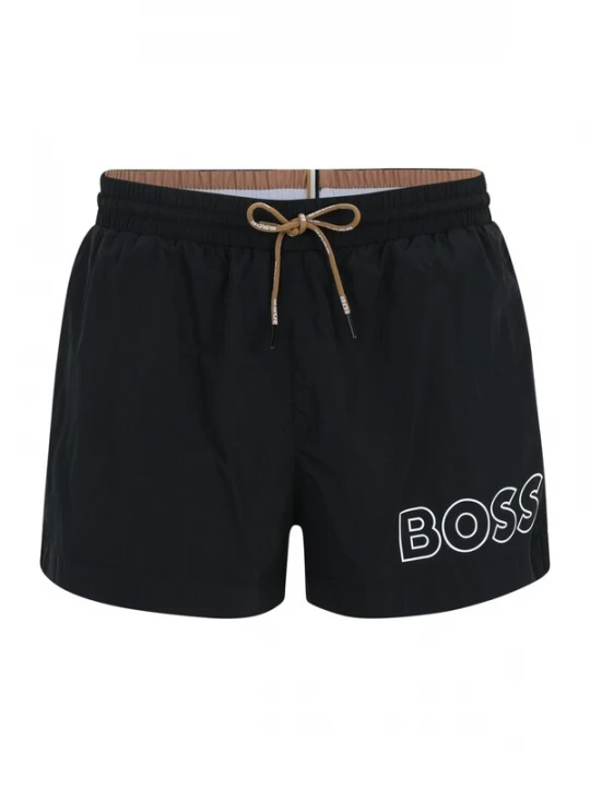 Foto van product BOSS Zwemshorts 'Mooneye' zwart / wit