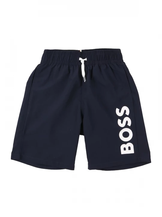 Foto van product BOSS Zwemshorts nachtblauw / wit