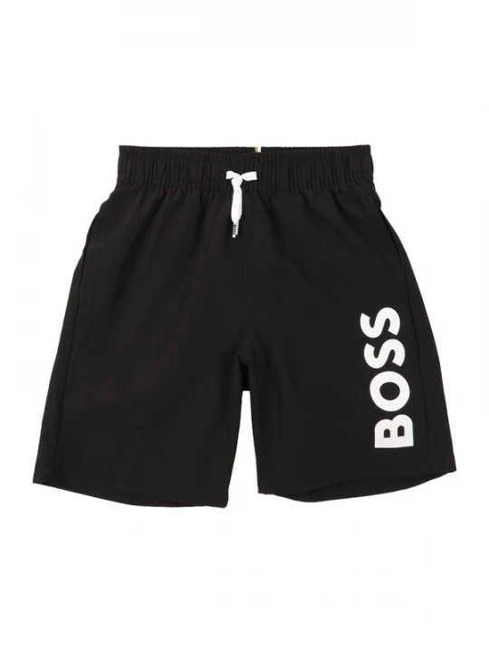 Foto van product BOSS Zwemshorts zwart / wit