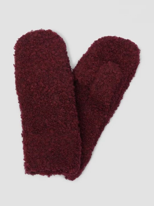 Foto van product Bouclé handschoenen met zachte structuur s.Oliver rood