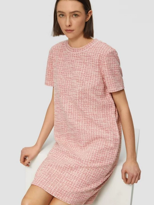 Foto van product Bouclé schedejurk met korte mouwen s.Oliver