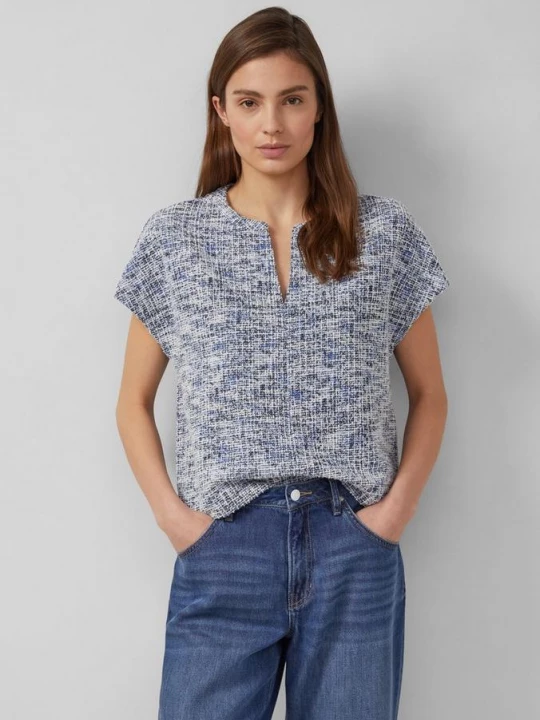 Foto van product Bouclé shirt met glittergaren s.Oliver