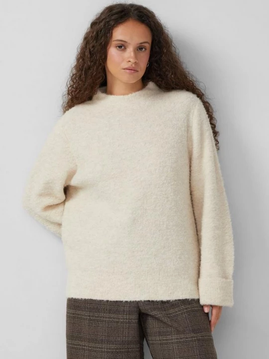 Foto van product Boucle trui QS crème