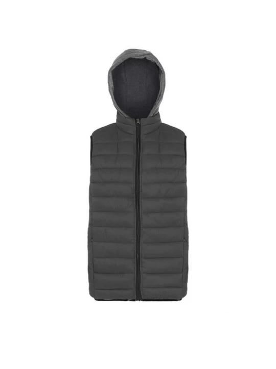 Foto van product boundry Bodywarmer donkergrijs / grijs gemêleerd