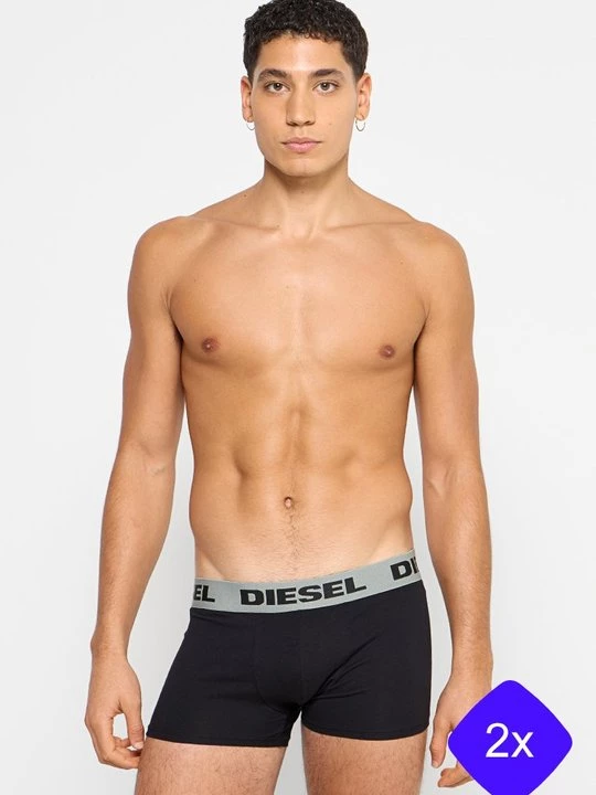 Foto van product Boxershort Diesel gemêleerd zwart