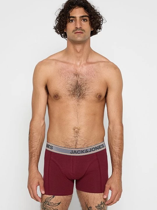 Foto van product Boxershort Jack&Jones bordeauxrood