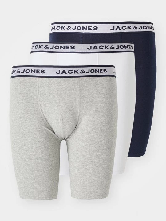 Foto van product Boxershort Jack&Jones lichtgrijs gemêleerd