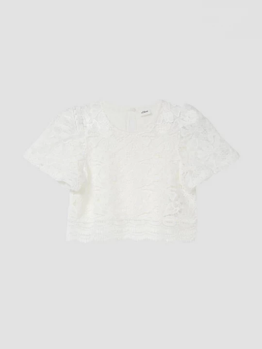 Foto van product Boxy fit kanten blouse s.Oliver