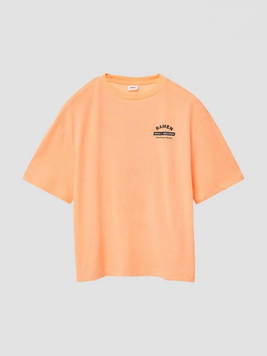 Foto van product Boxy T-shirt met print op de voor- en achterkant s.Oliver