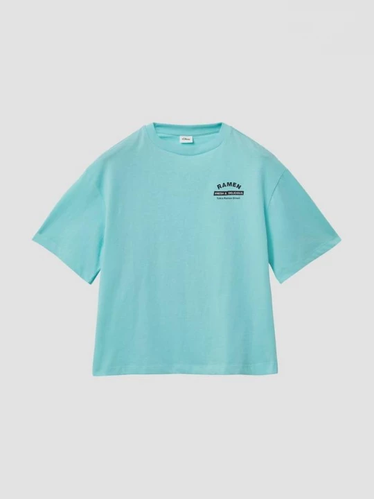 Foto van product Boxy T-shirt met print op de voor- en achterkant s.Oliver