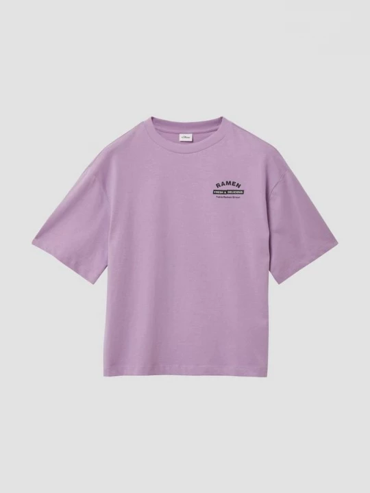 Foto van product Boxy T-shirt met print op de voor- en achterkant s.Oliver