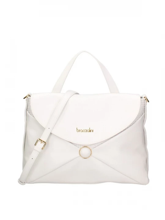 Foto van product Braccialini Handtas goud / wit
