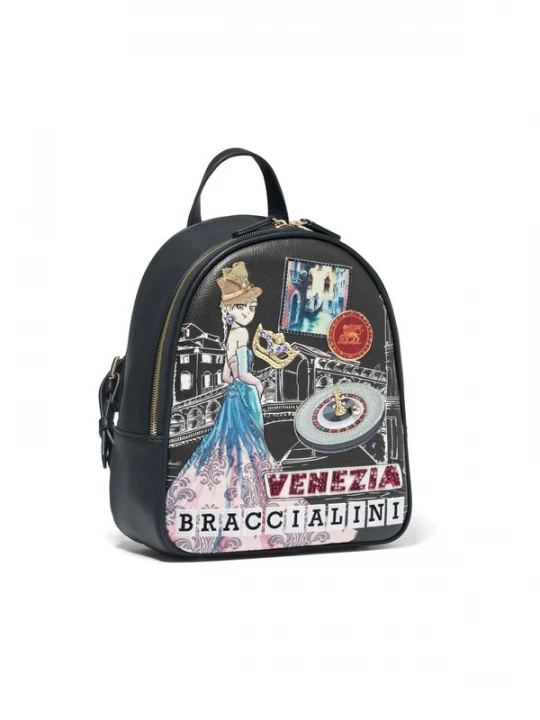Foto van product Braccialini Rugzak blauw / rosa / rood / zwart