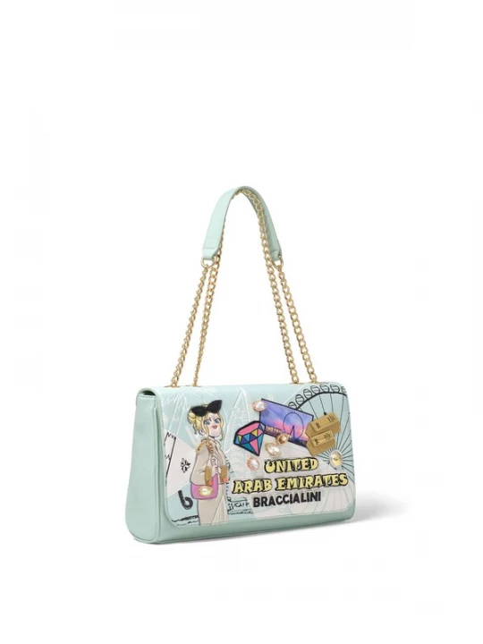 Foto van product Braccialini Schoudertas blauw / gemengde kleuren