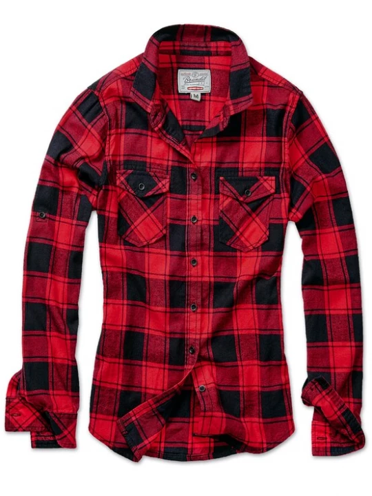 Foto van product Brandit Blouse 'Amy' rood / zwart