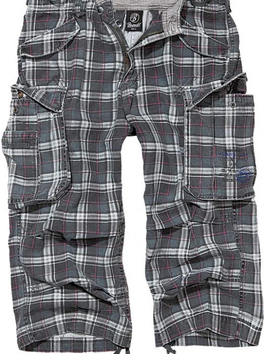 Foto van product Brandit Cargobroek donkergrijs / rood / wit