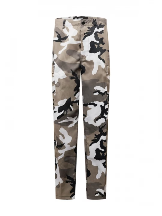 Foto van product Brandit Cargobroek 'Ranger' grijs / greige / zwart / wit