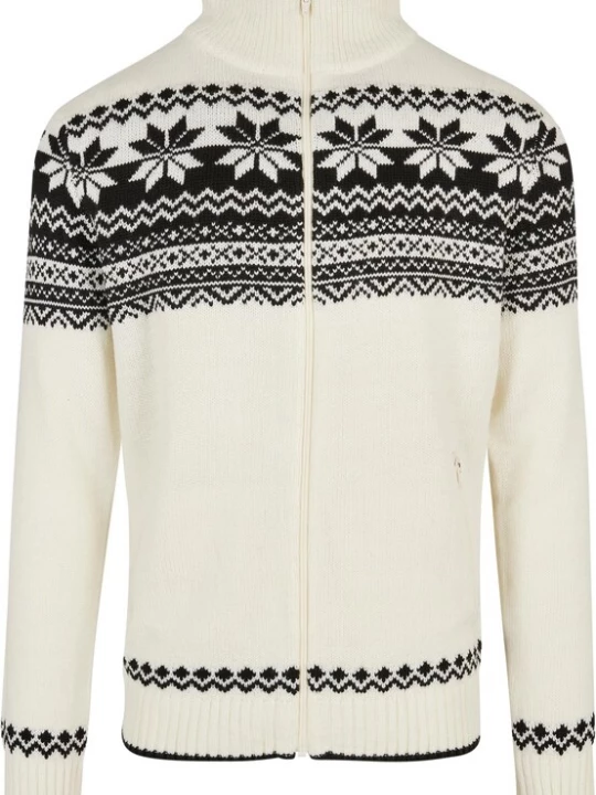 Foto van product Brandit Gebreid vest zwart / offwhite