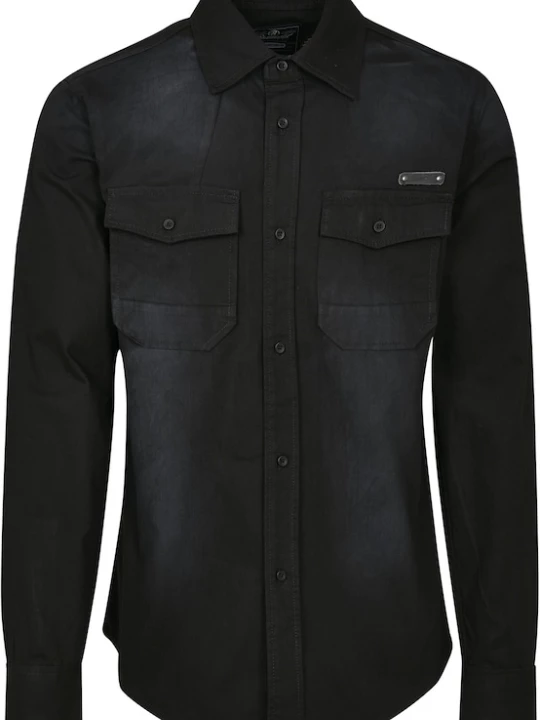 Foto van product Brandit Overhemd 'Hardee' black denim