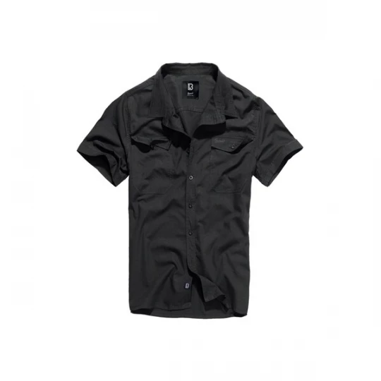 Foto van product Brandit Overhemd 'Roadstar' duifblauw / zwart