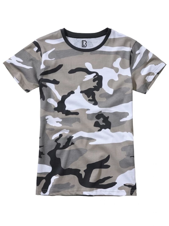 Foto van product Brandit Shirt brokaat / grijs / zwart / wit