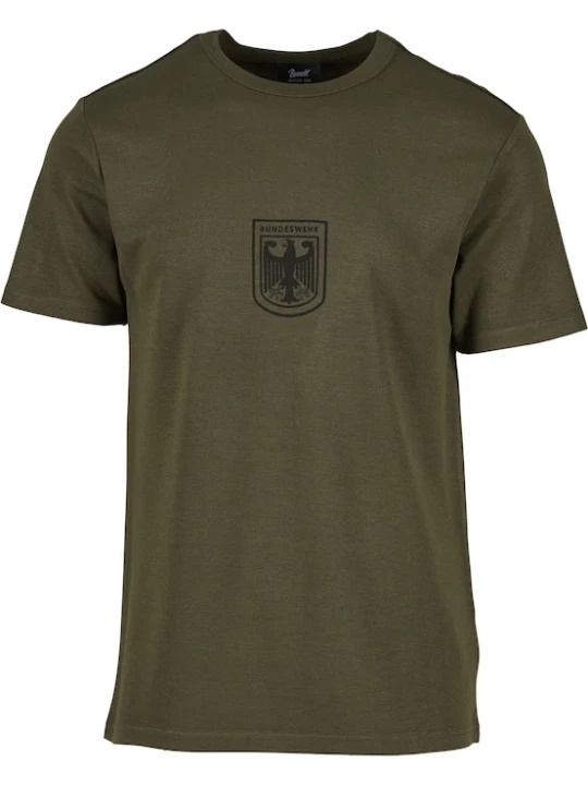 Foto van product Brandit Shirt olijfgroen / zwart